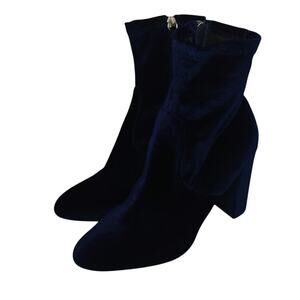 Blue Velvet Steve Madden Boots sz 9.5